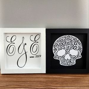 Handcrafted custom couples sign
